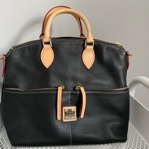 Dooney and Bourke pebbled leather satchel